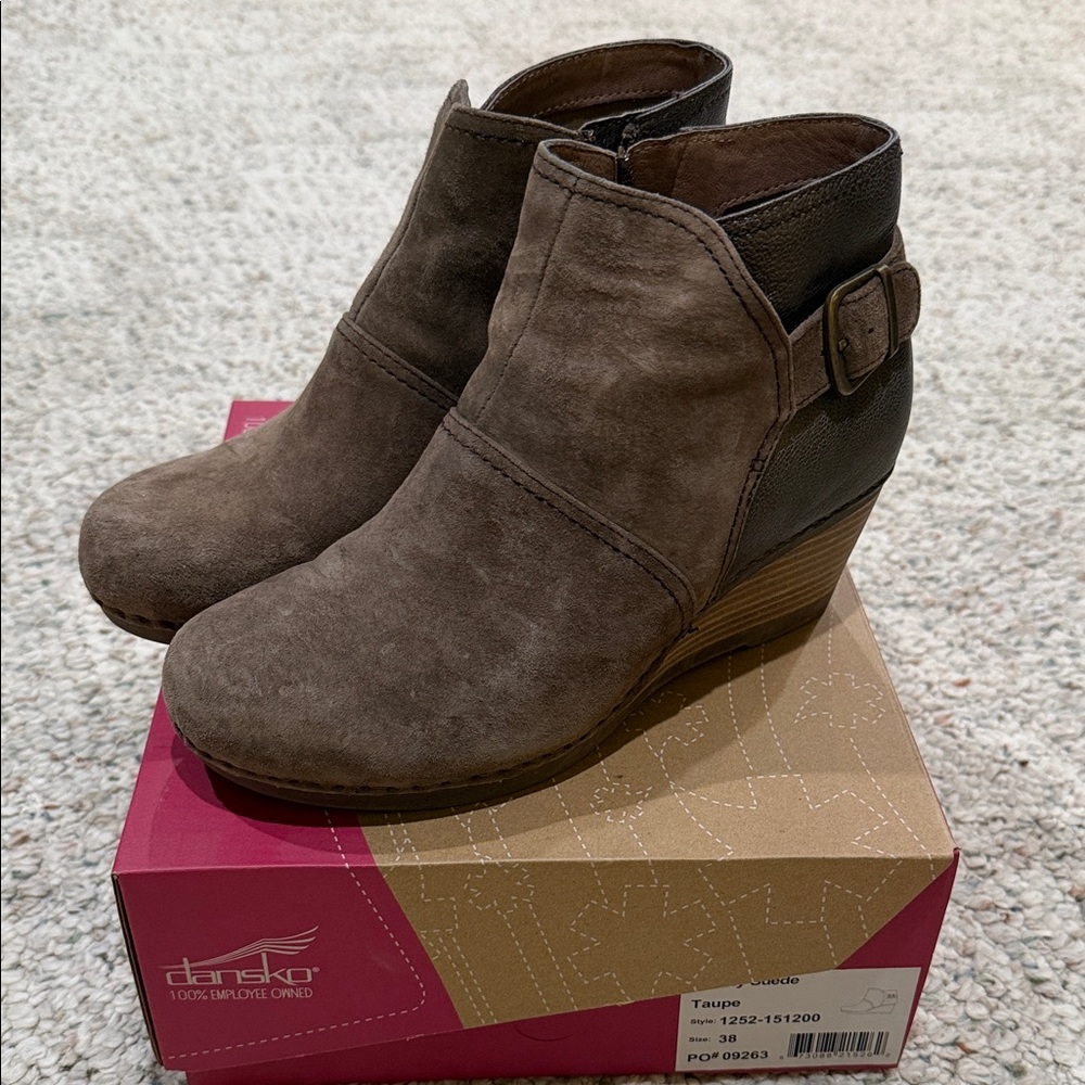 Dansko Women's Brown Ankle Booties